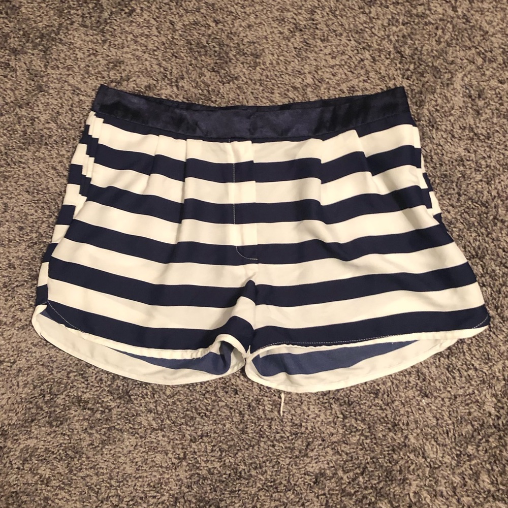 Barely Worn Zara Basics Striped Shorts